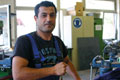 Zohir, ein kurdischer Syrer in einer Metallbauerausbildung der HWK im Bildungszentrum Butzweilerhof Kln.