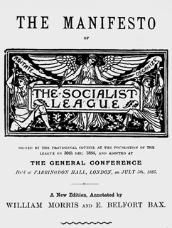 Titelseite des Grundsatzprogramms der "Socialist League"
