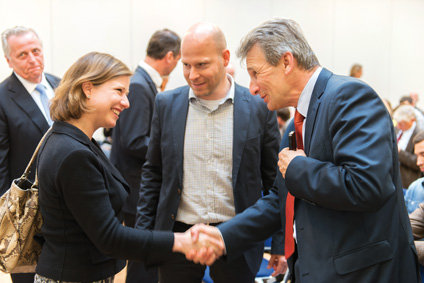 Christa Markwalder, Paul Schmidt und Erich Foglar