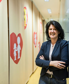 Karin Samer, Betriebsratsvorsitzende bei den Wiener Kinderfreunden