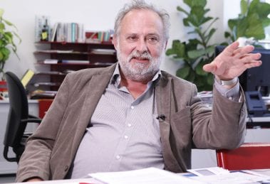 Interviewfoto von Hans Trenner