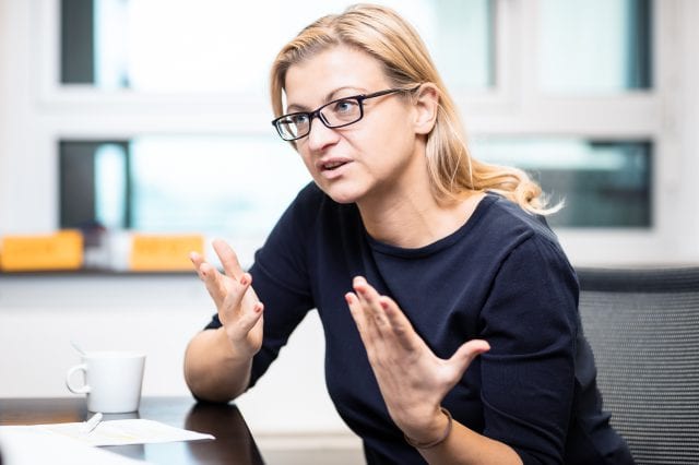 Ein Interview mit Barbara Teiber. Die Vorsitzende der Gewerkschaft GPA im Portrait.