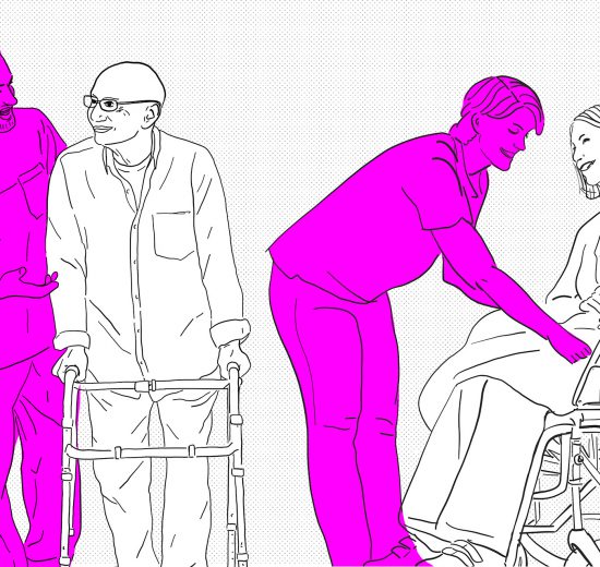 Illustration Pflege