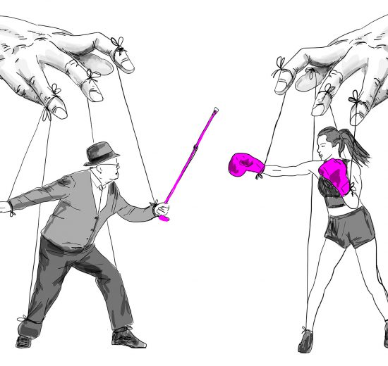 Illustration herbeikonstruierter Generationenkonflikt