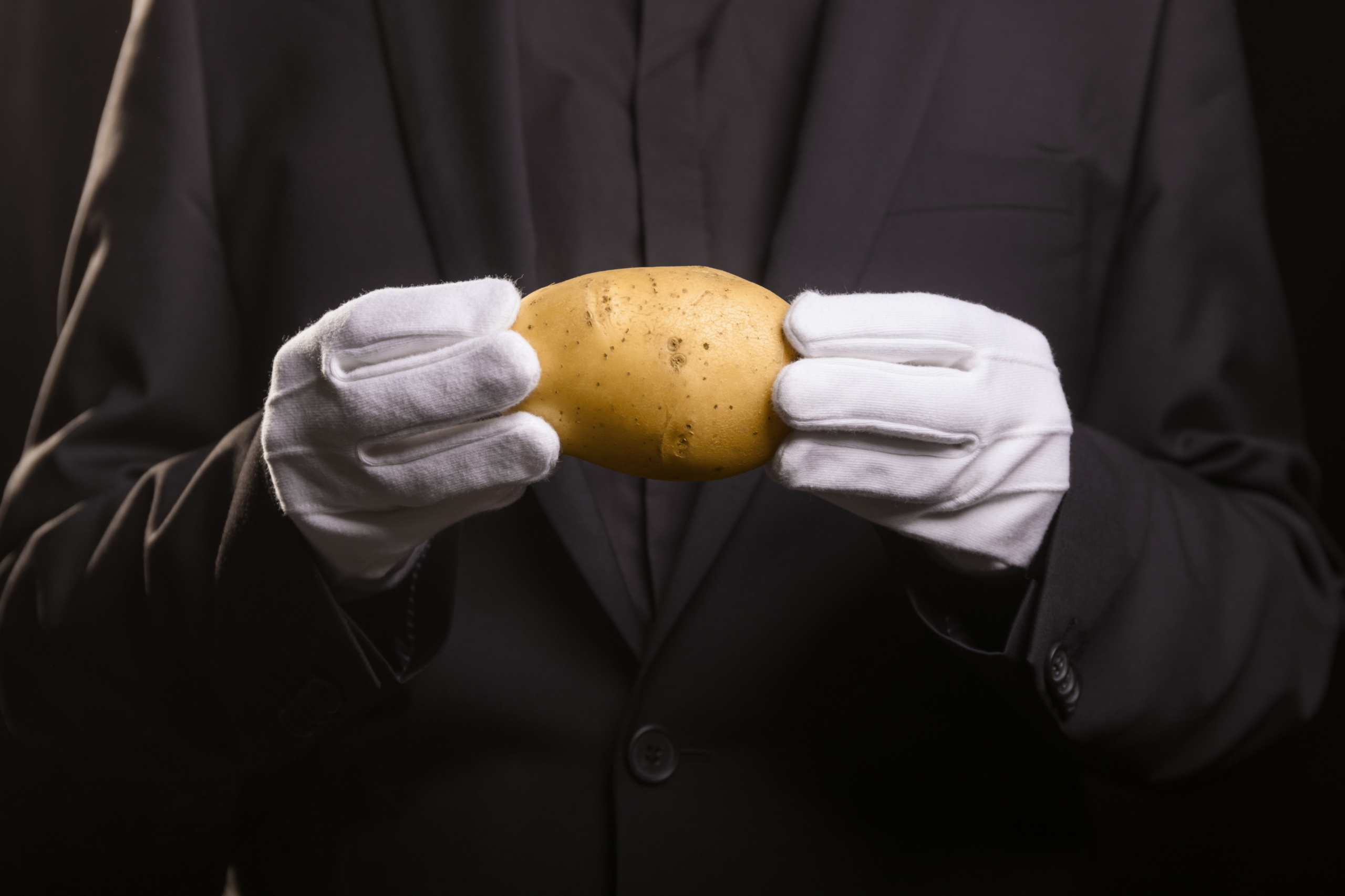 Krisengewinner: Kartoffel bei einer Auktion. Inflation Krise Preissteigerungen Energie Lebensmittel