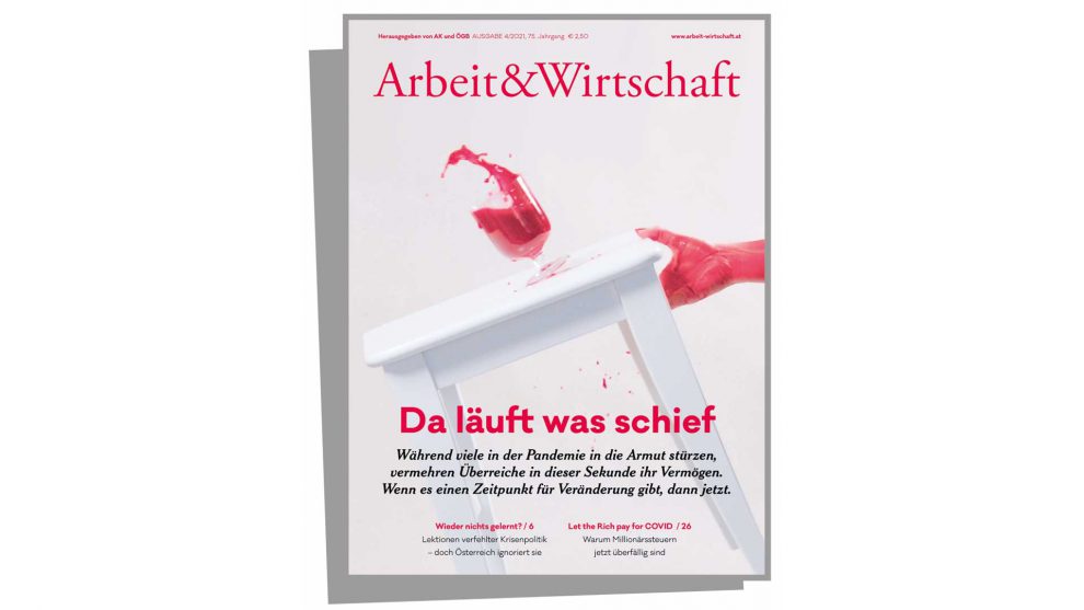 Arbeit&Wirtschaft Cover Ausgabe 4-2021