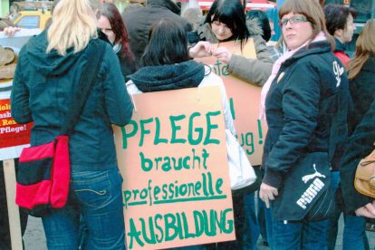 Pflexit Proteste in der Pflege