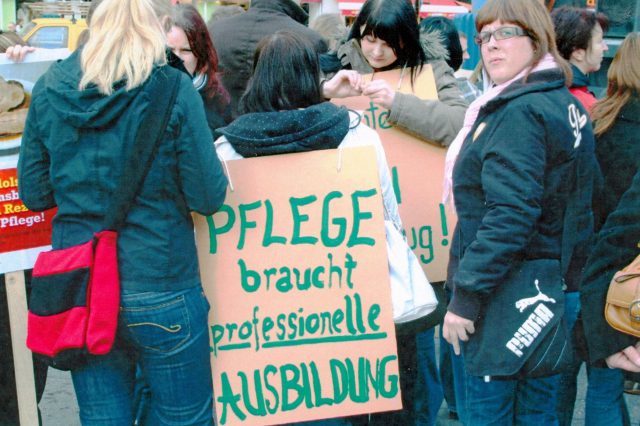 Pflexit Proteste in der Pflege