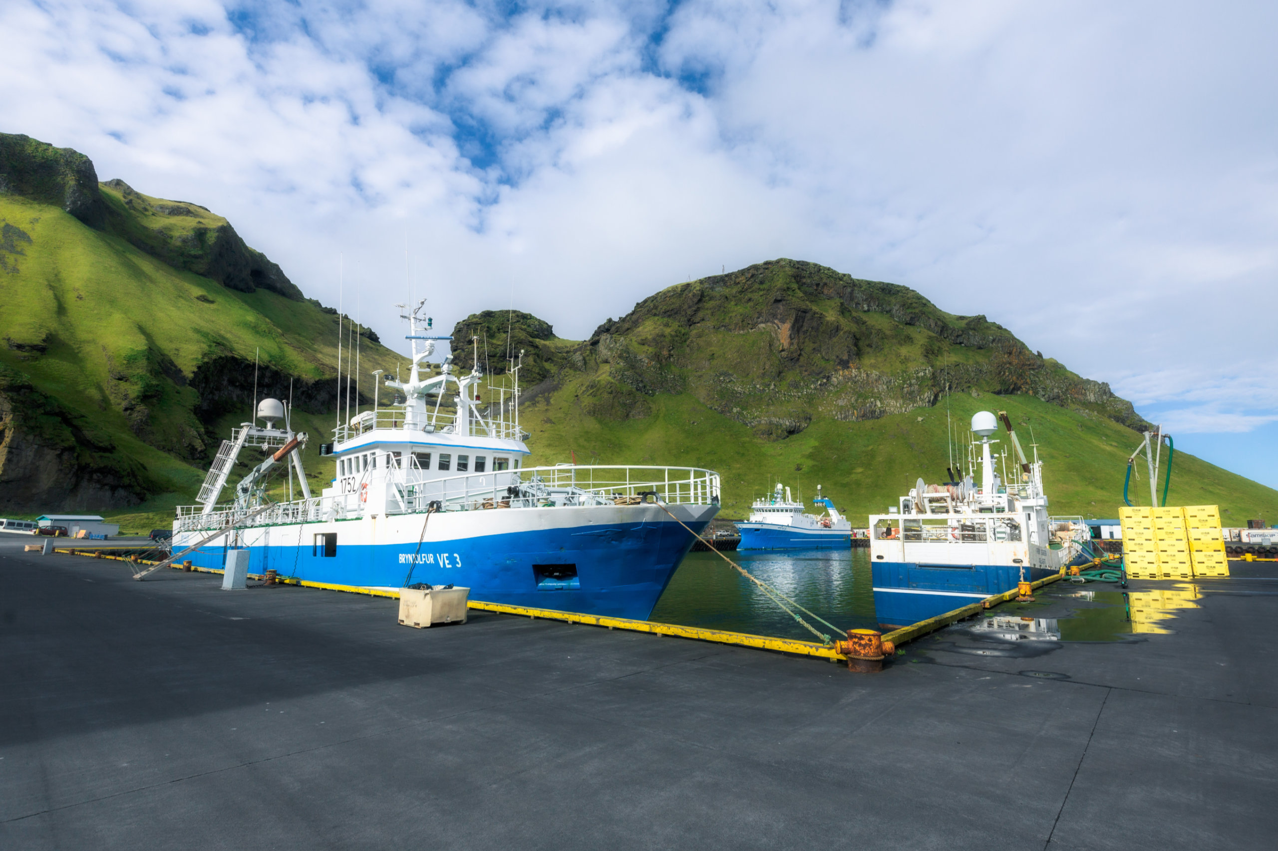 Landschaftsaufnahmen aus Island Vestmannaeyjar-archipel Heimaey