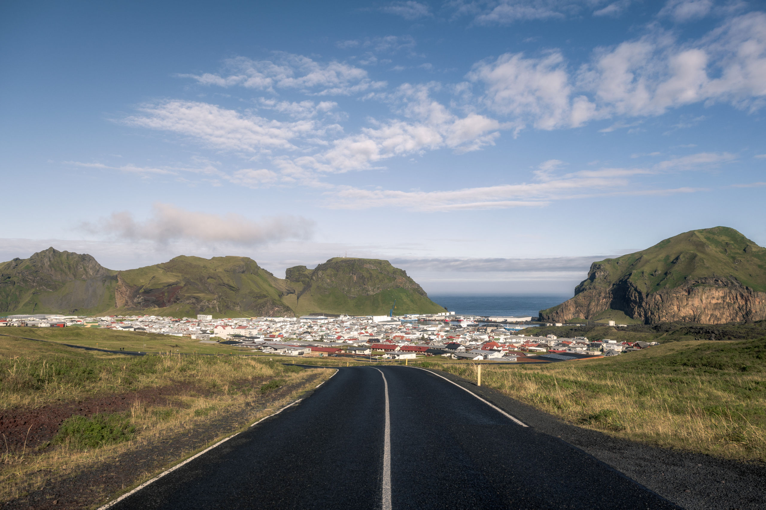 Landschaftsaufnahmen aus Island Vestmannaeyjar-archipel Heimaey