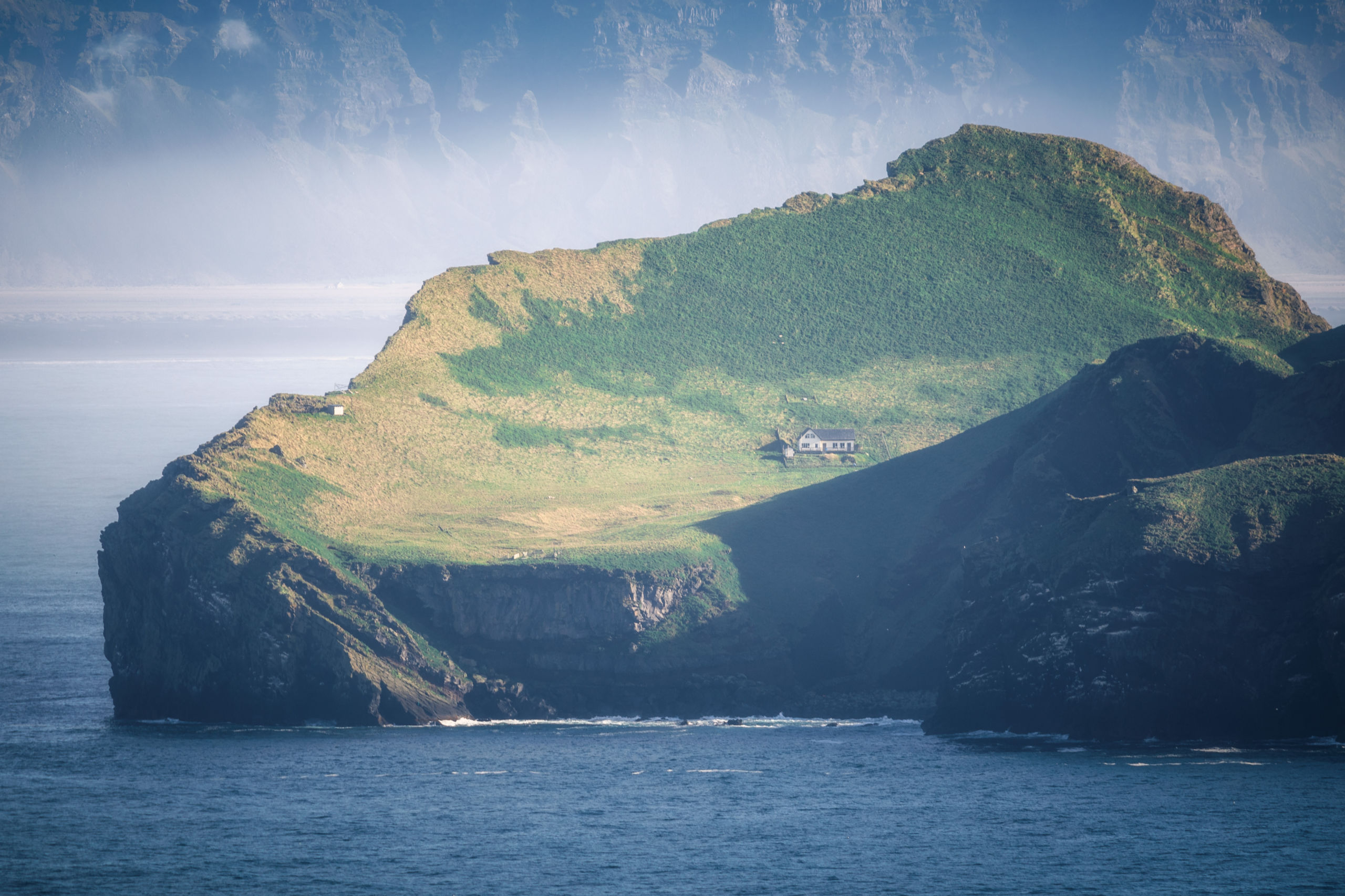 Landschaftsaufnahmen aus Island Vestmannaeyjar-archipel Heimaey