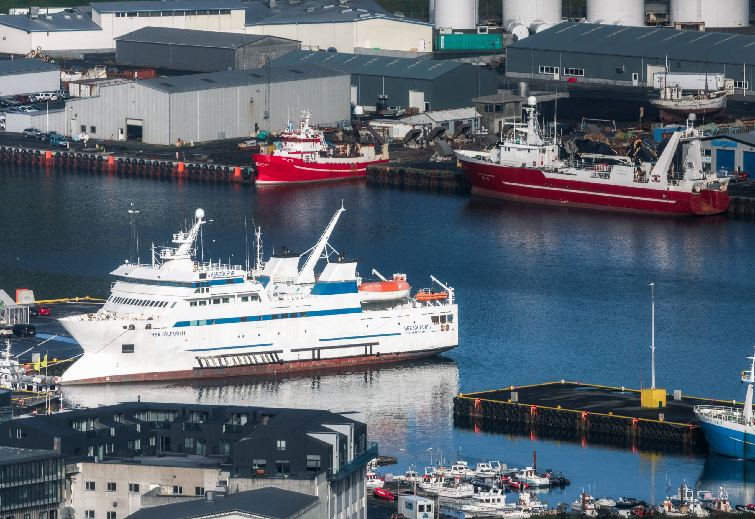 Landschaftsaufnahmen aus Island Vestmannaeyjar-archipel Heimaey