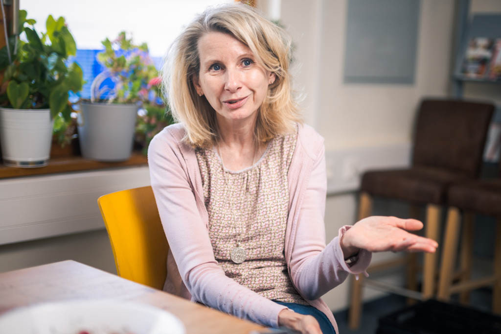 Portrait Alexandra Gruber, Geschäftsführerin der Wiener Tafel, im Interview.