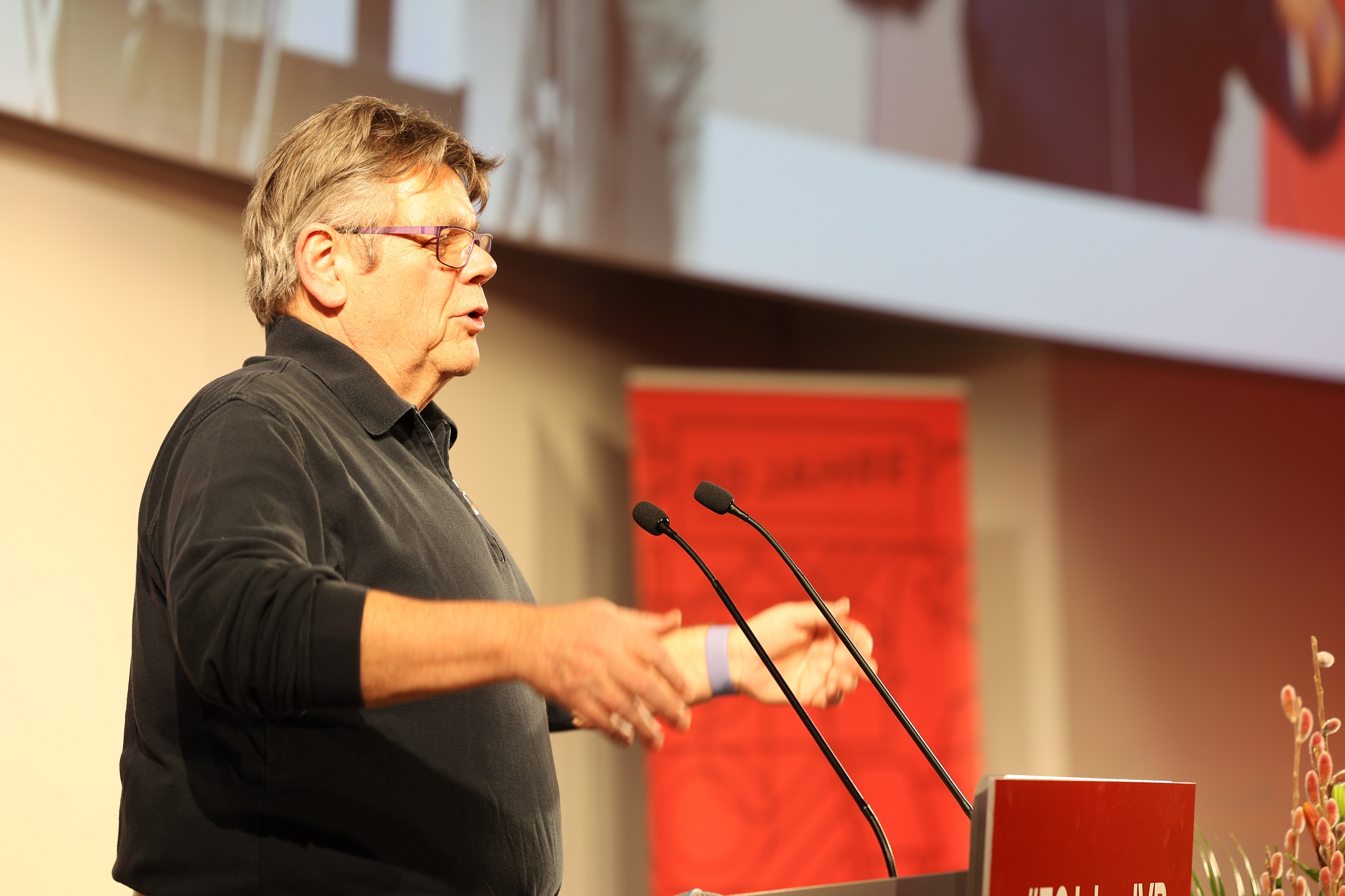 Wolfgang Katzian, ÖGB-Präsident, bei der 50 Jahre Jugendvertrauensrätegesetz-Feier