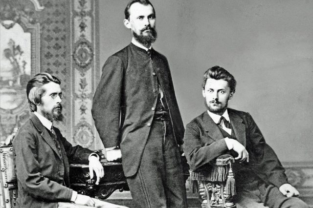Porträt Josef, Andreas und Heinrich Scheu