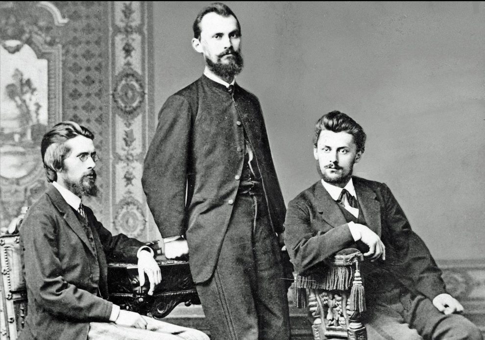 Porträt Josef, Andreas und Heinrich Scheu