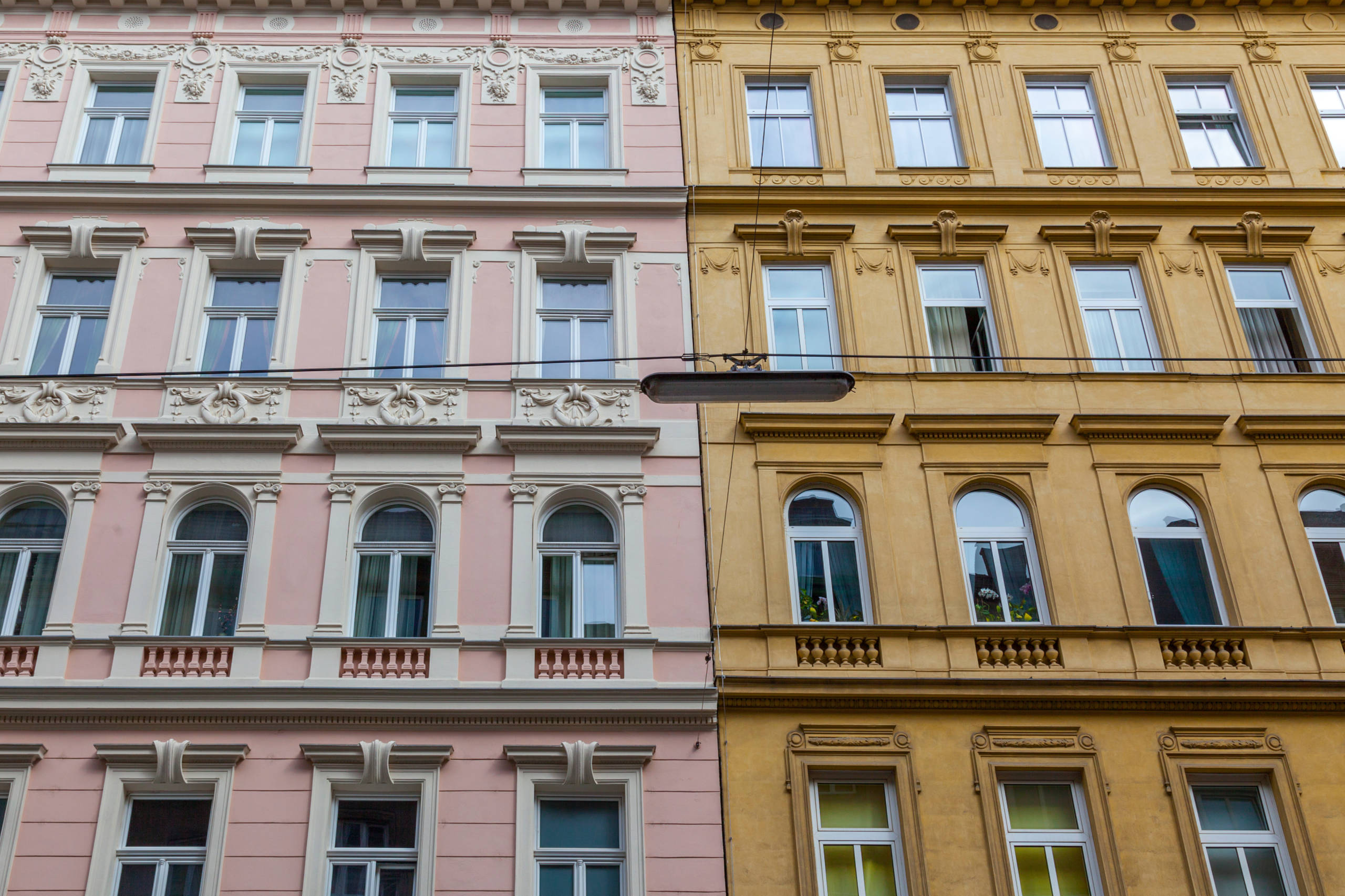 Altbauten in Wien. Symbolbild für die Miet-Mythen in Österreich.