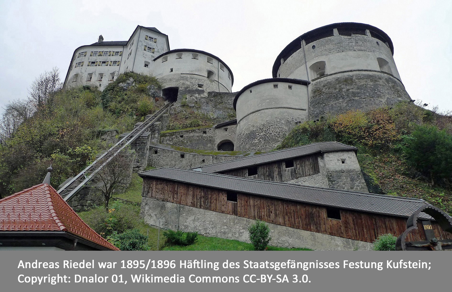 Foto der Festung Kufstein.