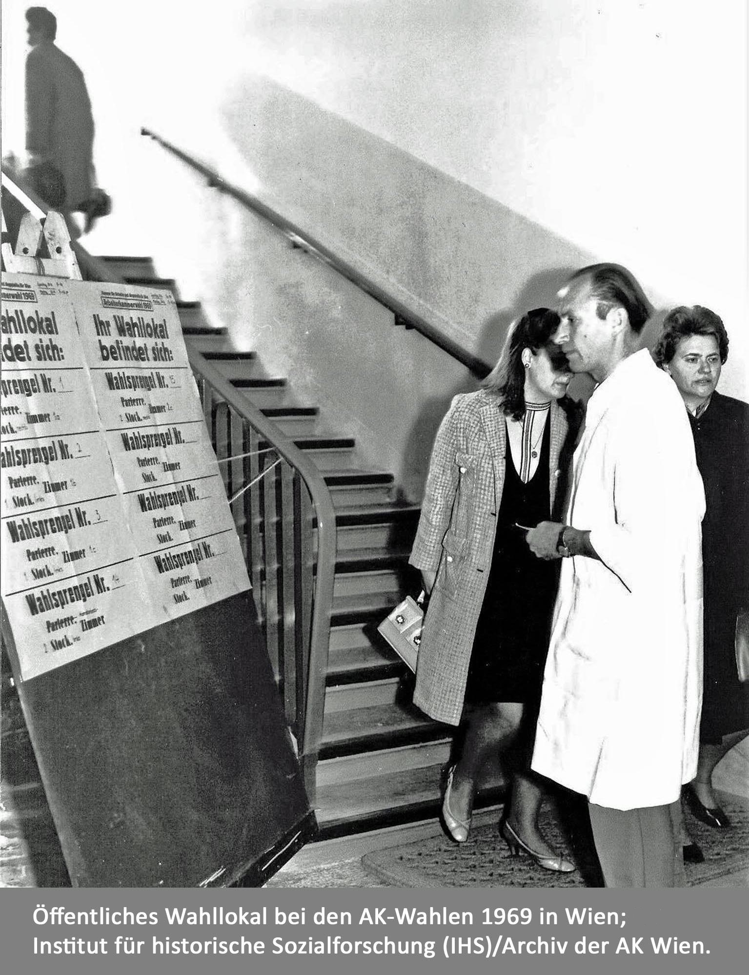 AK-Wahlen 1969. Symbolbild für den Sozialstaat und seine Geschichte.