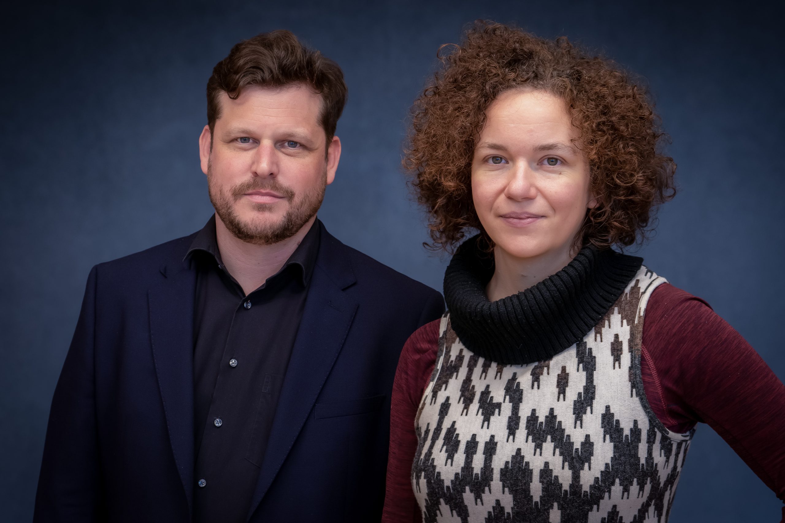 Porträt Adele Siegl und Sebastian Klocker.