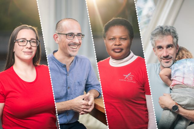 Jasmine Walters, Alexander Greiner, Dorathy Ujunwa, Elmar Drabek im Porträt.