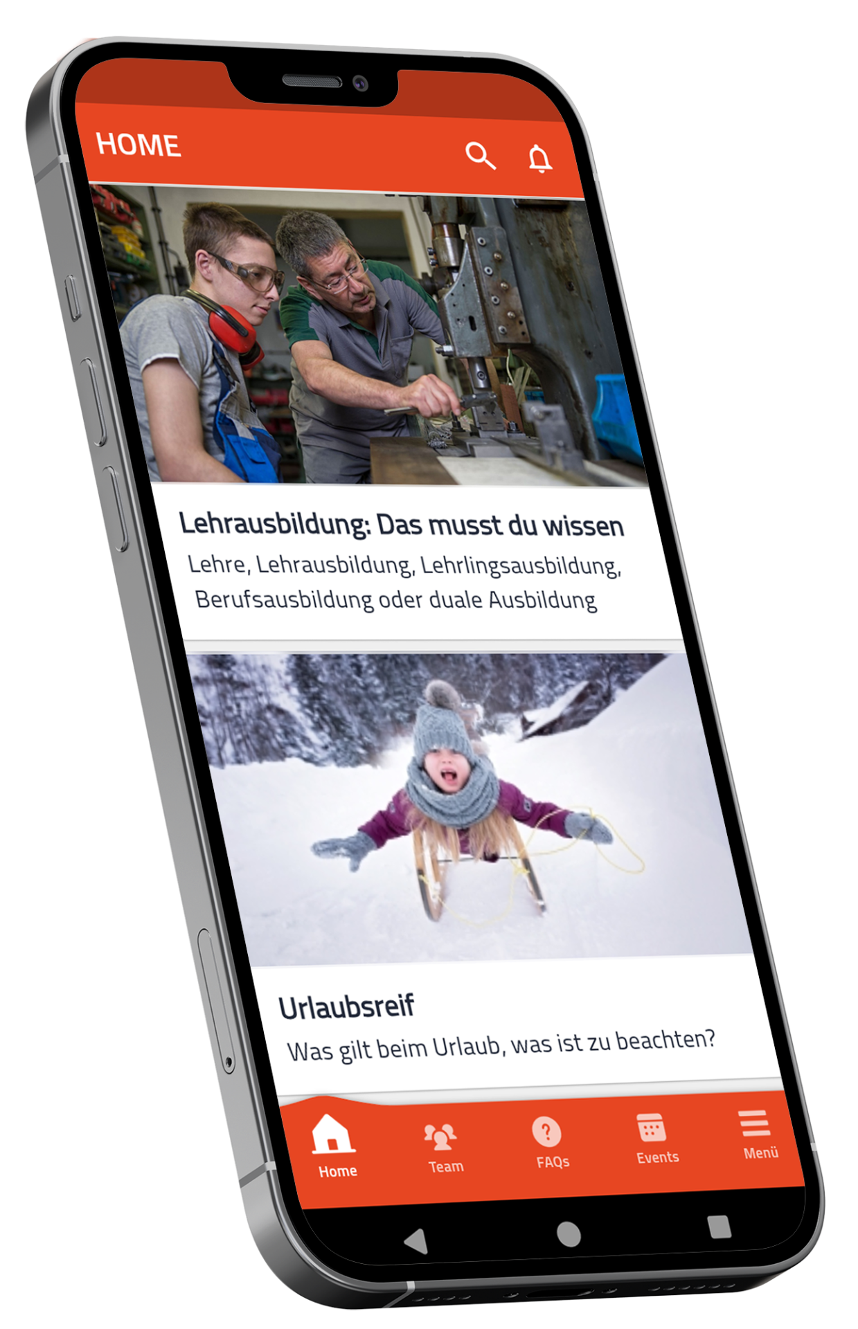 Die Mein BR-App, angezeigt auf einem Laptop.
