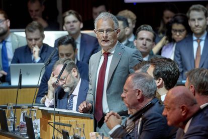 Finanzminister Markus Marterbauer bei seiner ersten Budgetrede.