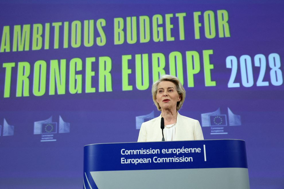EU-Kommissionspräsidentin stellt in Brüssel die neuen Budgetpläne der EU vor. | © Yves Herman / REUTERS / picturedesk.com