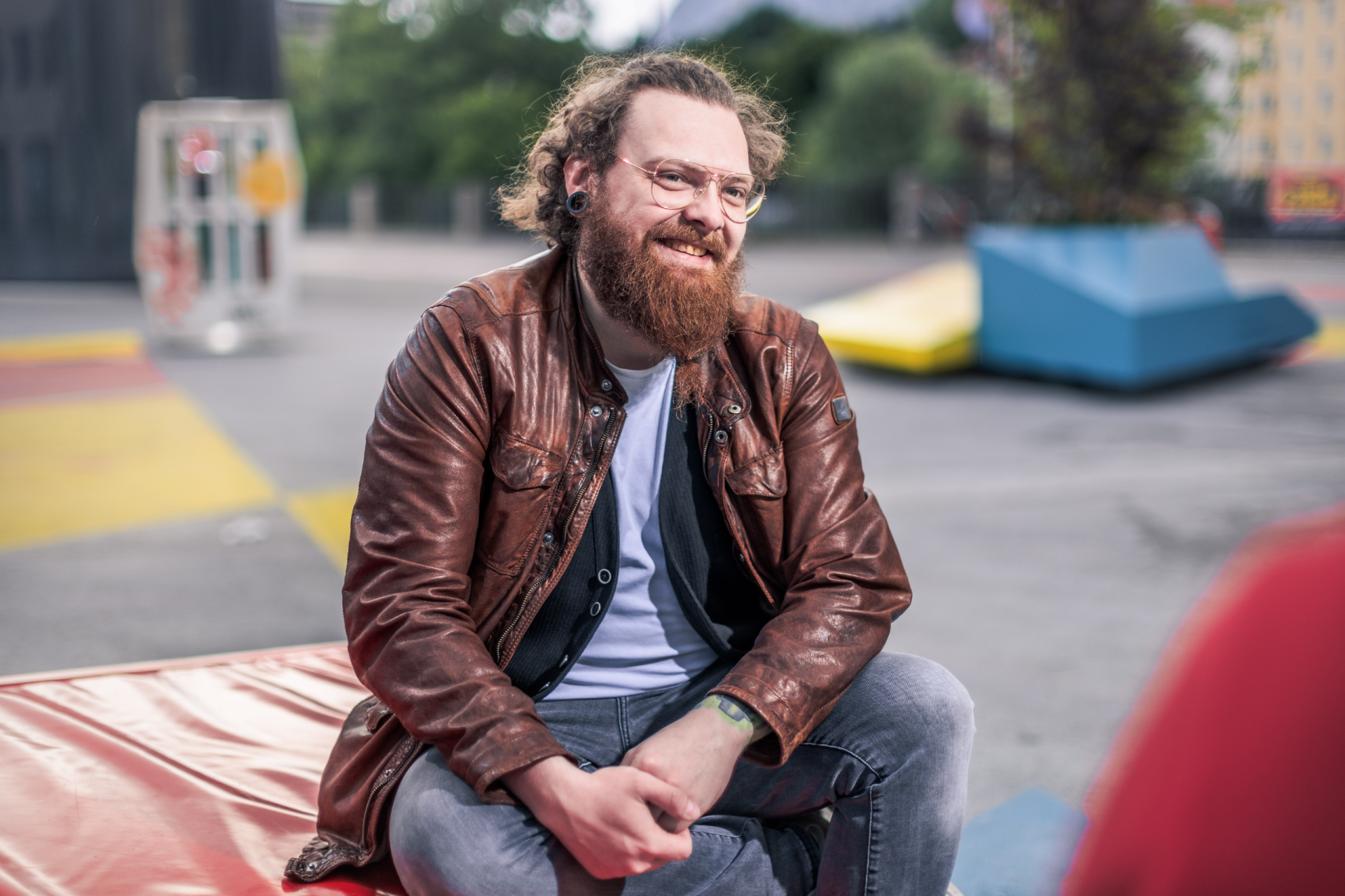 Freie Dienstverhältnisse statt Fixanstellungen: Fabian Warzilek kämpft als Betriebsrat für die Arbeitsbedingungen bei Lieferando. | © Markus Zahradnik