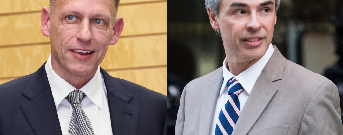 Peter Thiel und Larry Page
