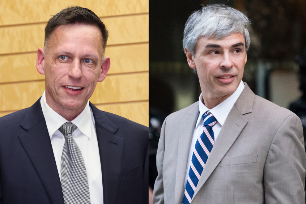 Peter Thiel und Larry Page
