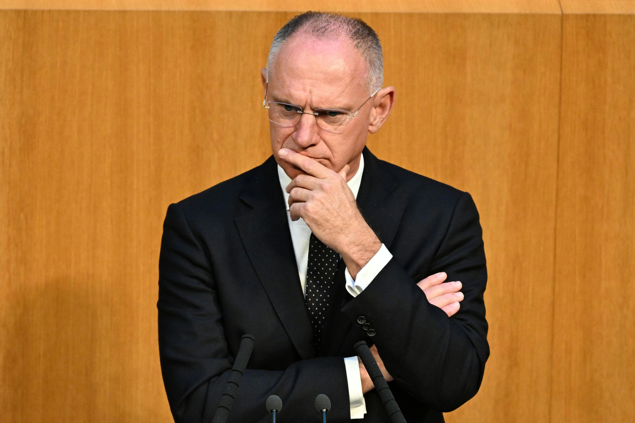 nnenminister Gerhard Karner (ÖVP) am Donnerstag, 15. Oktober 2026, anl. einer Sitzung des Nationalrats im Parlament in Wien.