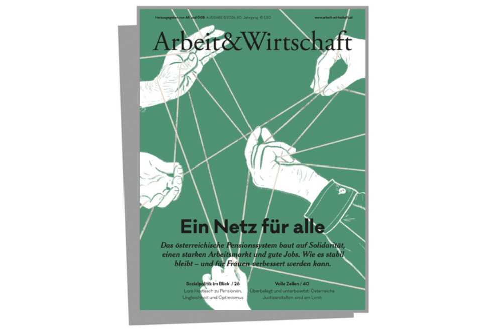 Das Cover des neuen Arbeit&Wirtschaft-Magazin.